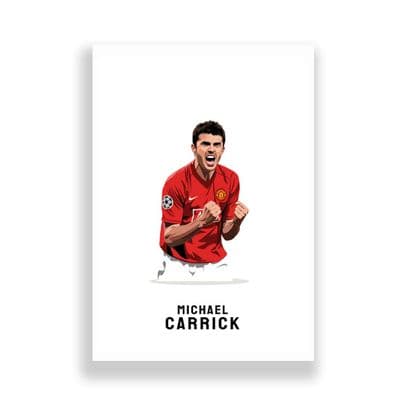 Manchester United Print | Michael Carrick