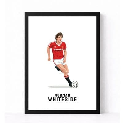 Manchester United Print | Norman Whiteside.
