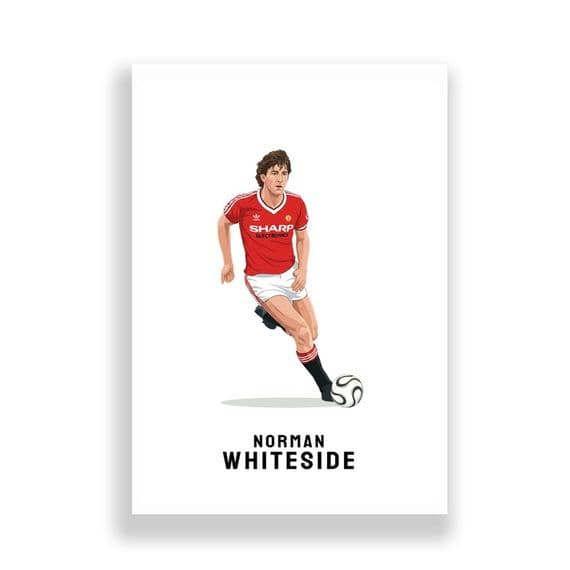 Manchester United Print | Norman Whiteside.