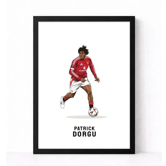 Manchester United Print | Patrick Dorgu