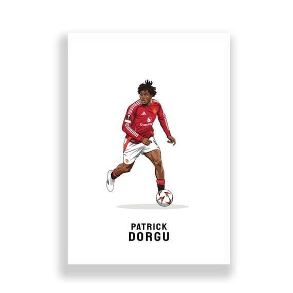 Manchester United Print | Patrick Dorgu