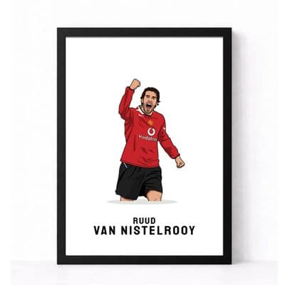 Manchester United Print | Ruud Van Nistelrooy