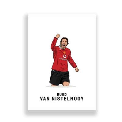 Manchester United Print | Ruud Van Nistelrooy
