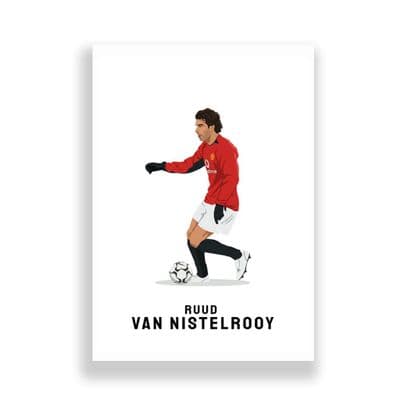 Manchester United Print | Ruud Van Nistelrooy.