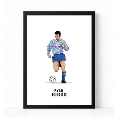 Manchester United Print | Ryan Giggs.