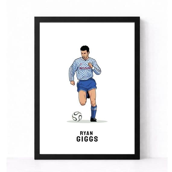 Manchester United Print | Ryan Giggs.