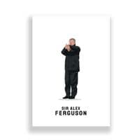 Manchester United Print | Sir Alex Ferguson | Fergie Time