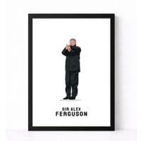 Manchester United Print | Sir Alex Ferguson | Fergie Time