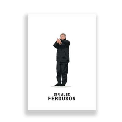 Manchester United Print | Sir Alex Ferguson | Fergie Time