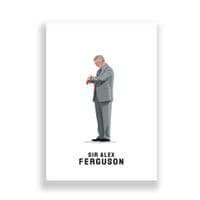 Manchester United Print | Sir Alex Ferguson | Times Up