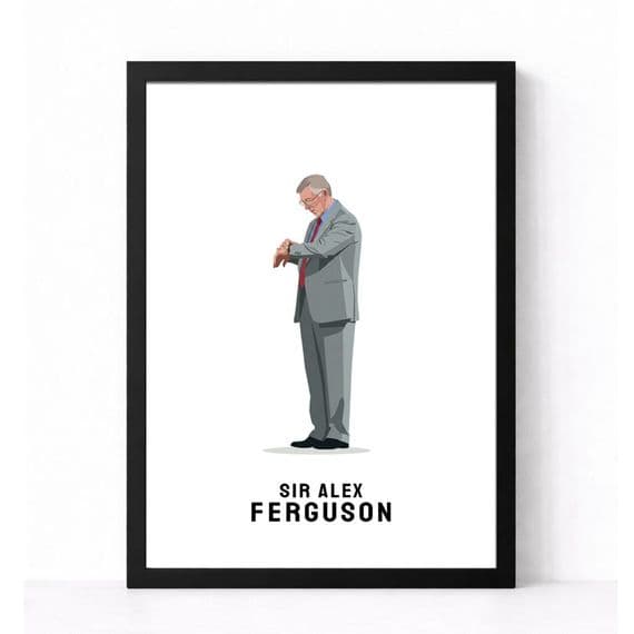 Manchester United Print | Sir Alex Ferguson.