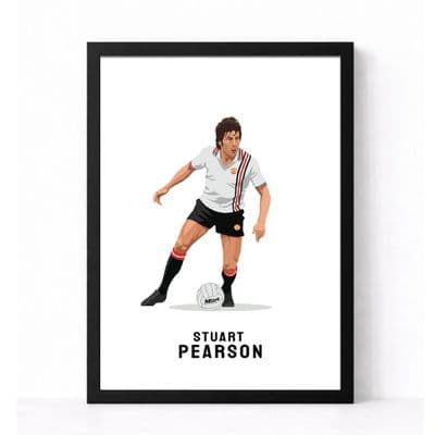 Manchester United Print | Stuart Pearson.