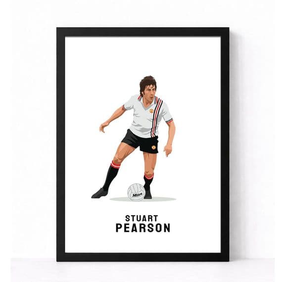 Manchester United Print | Stuart Pearson.