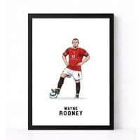Manchester United Print | Wayne Rooney.