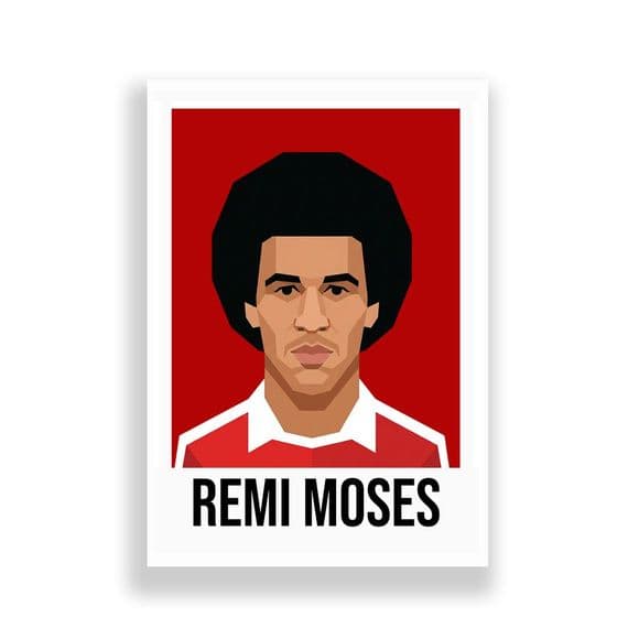 MANCHESTER UNITED | REMI MOSES  | MODERN ART PRINT