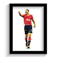 Manchester United | Rio Ferdinand Art Print