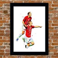 MANCHESTER UNITED - RIO & VIDIC!