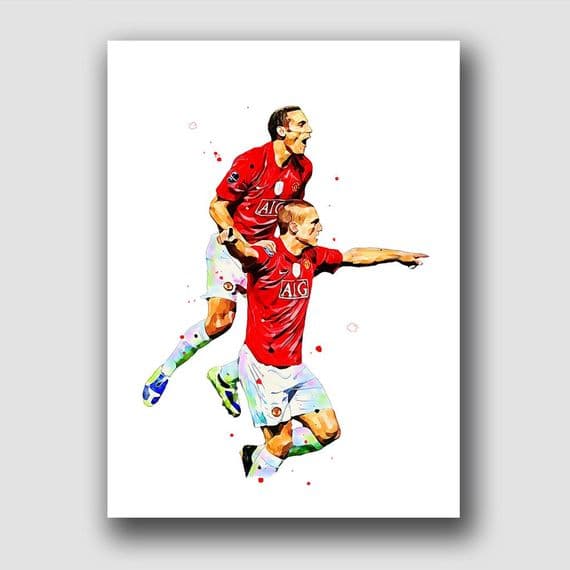 MANCHESTER UNITED - RIO & VIDIC!