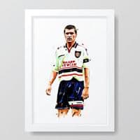 Manchester United | Roy Keane Art Print