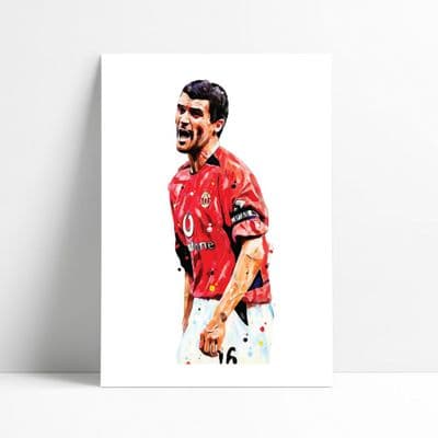 Manchester United | Roy Keane Art Print (1)