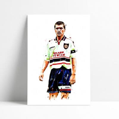 Manchester United | Roy Keane Art Print