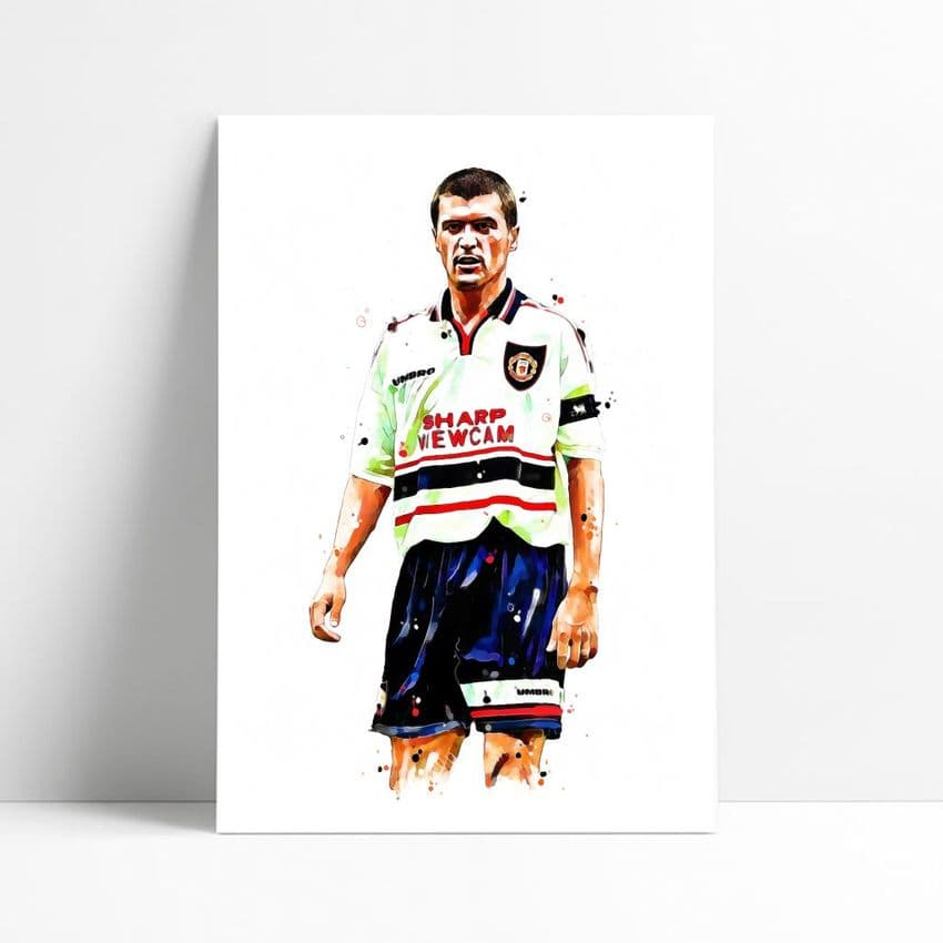 Manchester United | Roy Keane Art Print