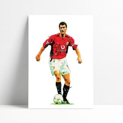 Manchester United | Roy Keane Art Print (3)