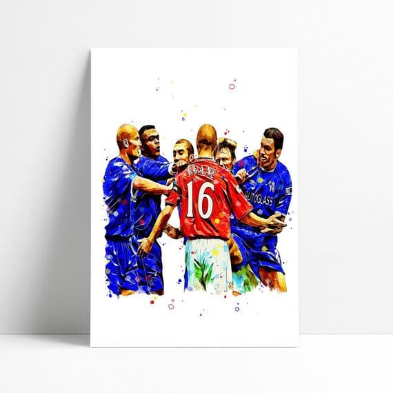 Manchester United | Roy Keane Art Print (4)