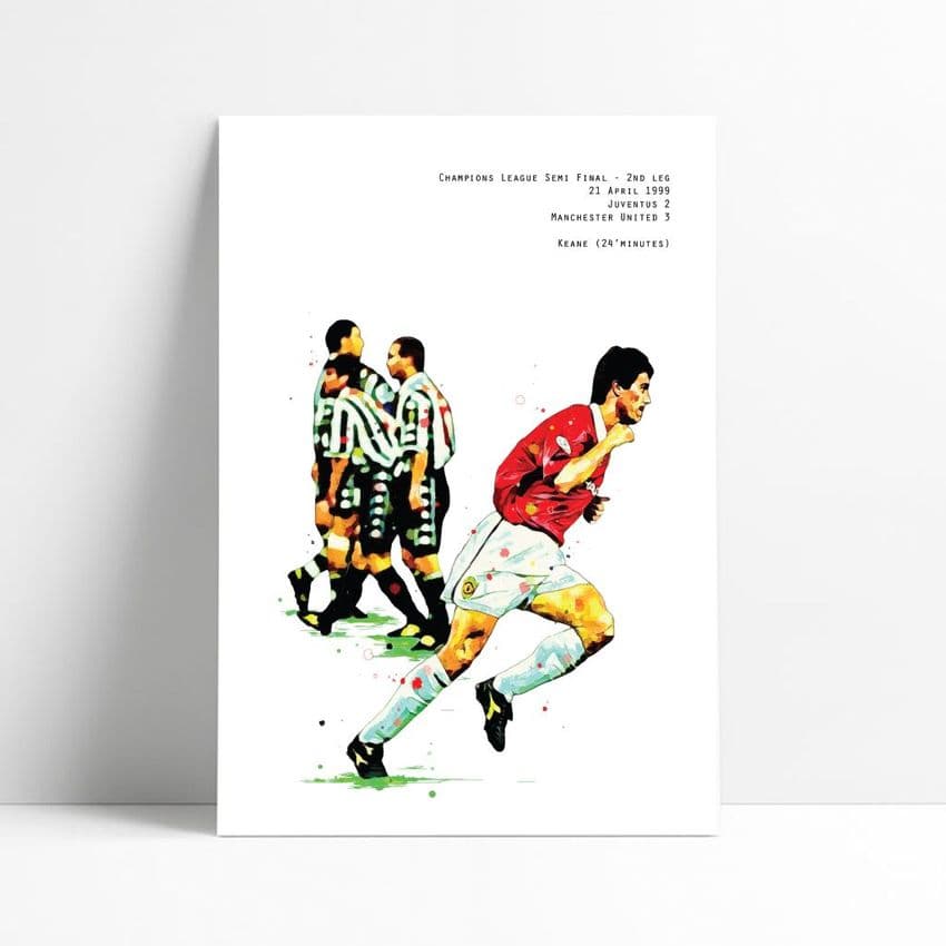 Manchester United | Roy Keane Art Print (5)