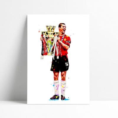 Manchester United | Roy Keane Art Print (6)
