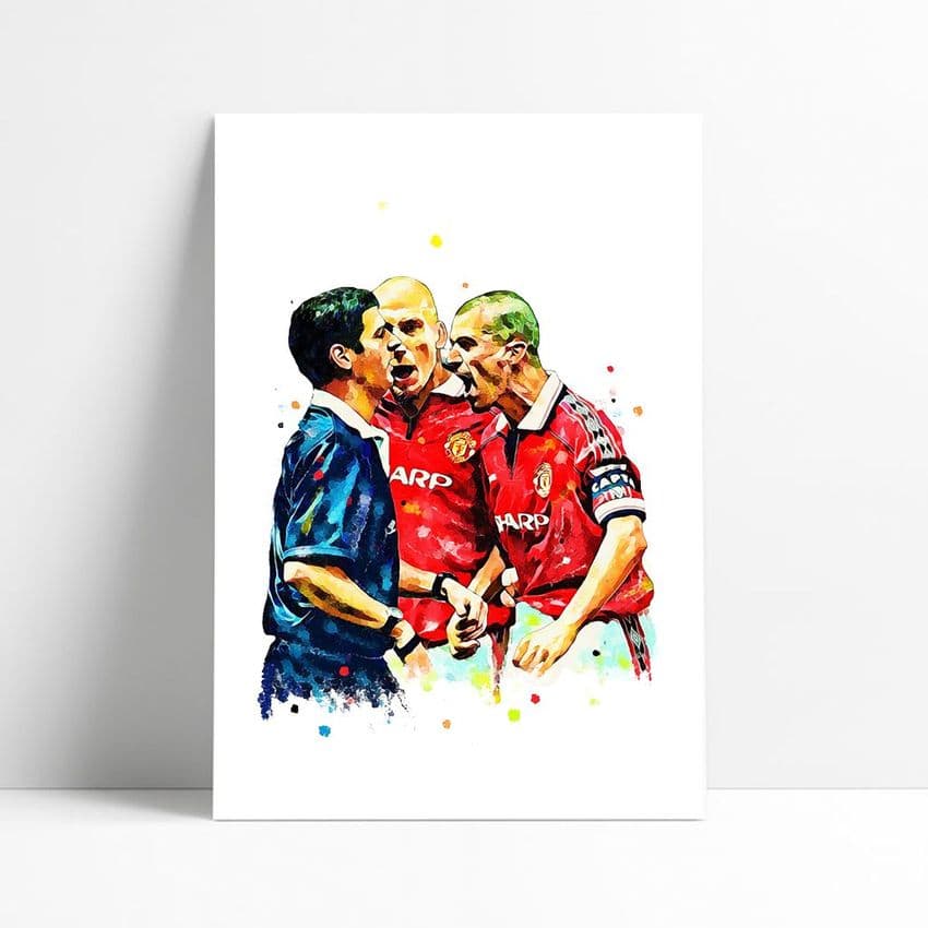 Manchester United | Roy Keane Art Print (7)