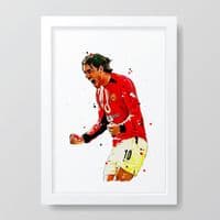 Manchester United | Ruud Van Nistelrooy Art Print (1)