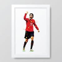 Manchester United | Ruud Van Nistelrooy Art Print (1) (2)