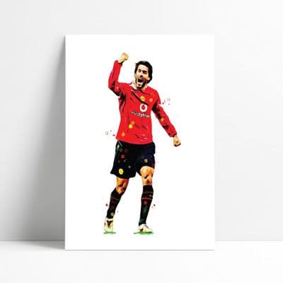 Manchester United | Ruud Van Nistelrooy Art Print (1) (2)