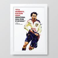 Manchester United | Ryan Giggs Art Print