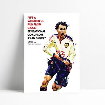 Manchester United | Ryan Giggs Art Print