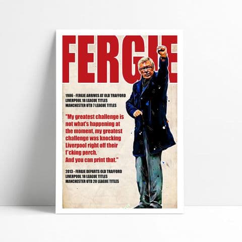 Manchester United |  Sir Alex Ferguson Quote | Liverpool Perch