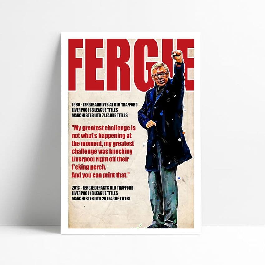 Manchester United | Sir Alex Ferguson Quote | Liverpool Perch