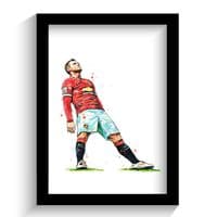 Manchester United | Wayne Rooney Art Print