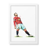 Manchester United | Wayne Rooney Art Print