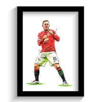 Manchester United | Wayne Rooney Art Print (1)