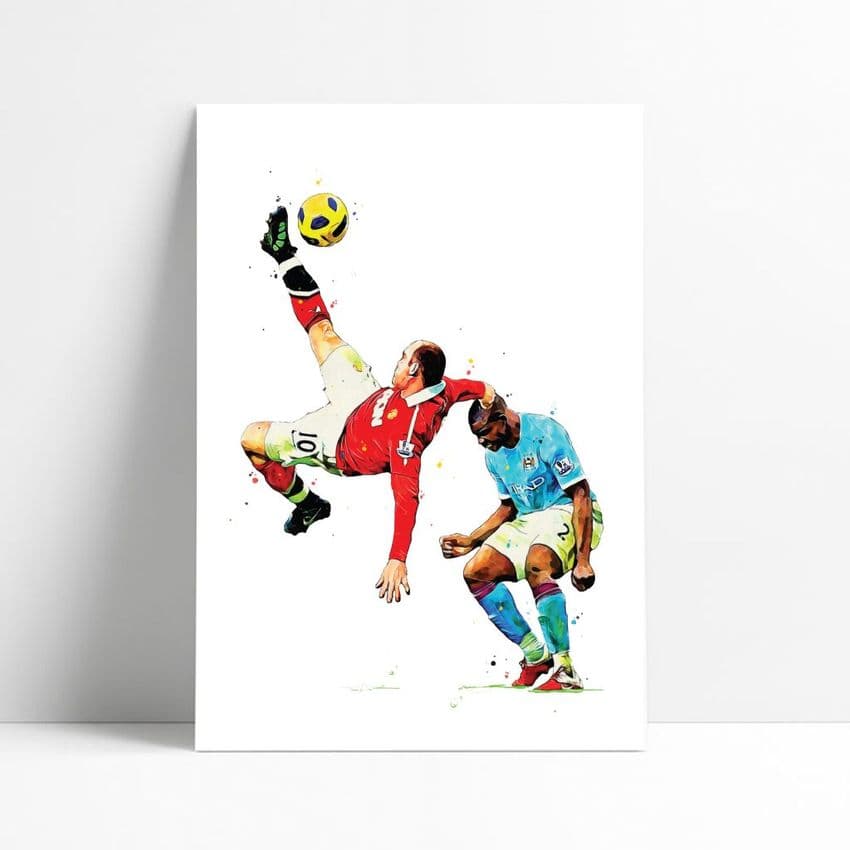 Manchester United | Wayne Rooney Art Print (2)