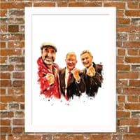 MANCHESTER UTD - FERGIE, OLE, ERIC