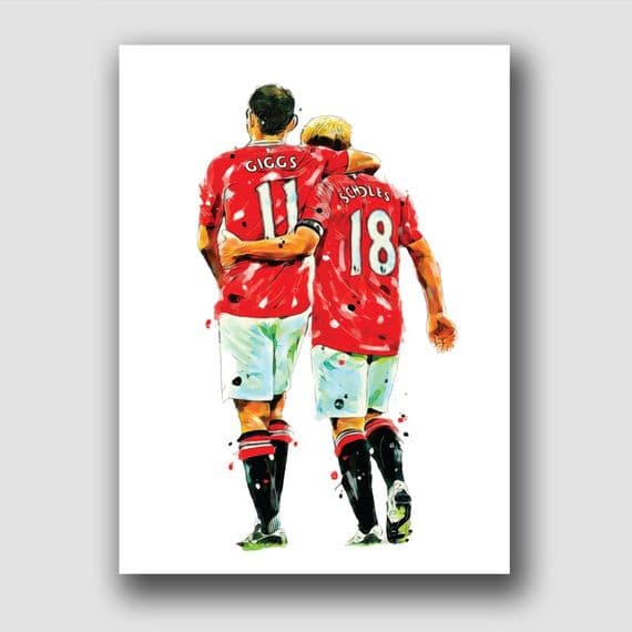 MANCHESTER UTD - GIGGS & SCHOLES