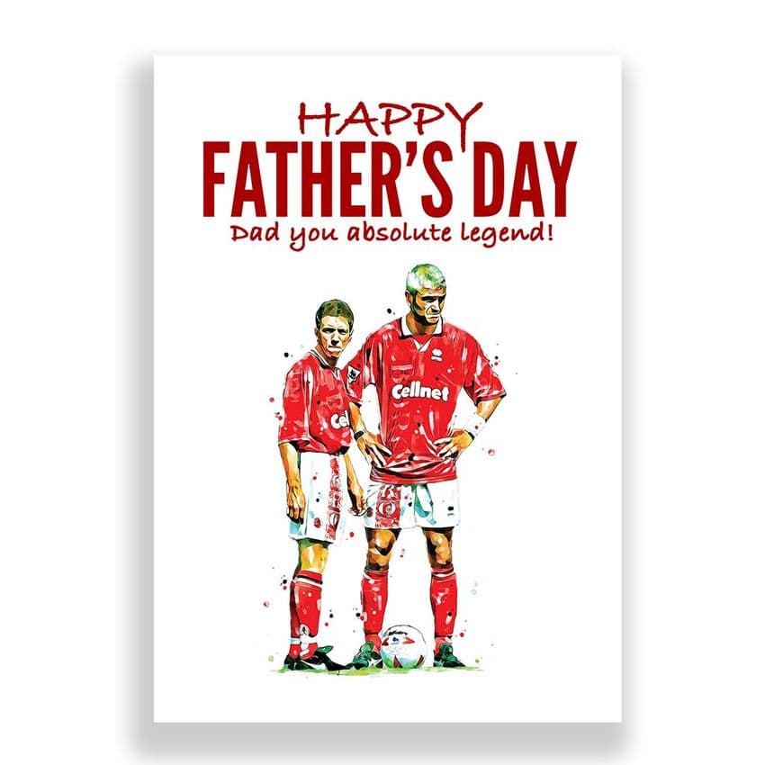 Middlesborough Father's Day Card | Juninho | Ravenelli