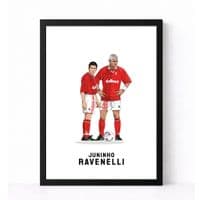 Middlesbrough Print | Juninho & Ravenelli
