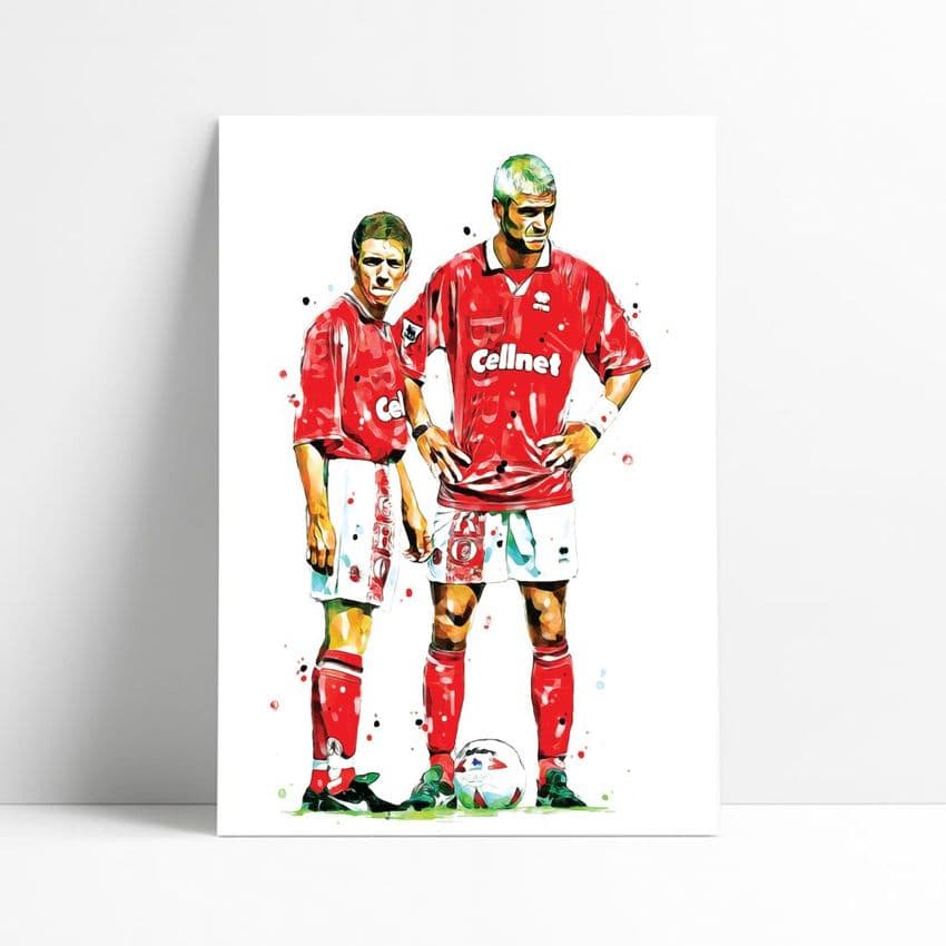Middlesbrough | Ravenili | Juninho Art Print
