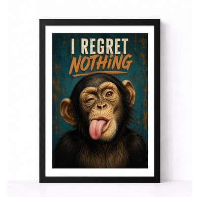 Monkey Humour | I Regret Nothing!