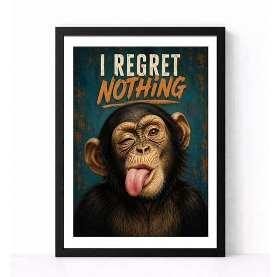 Monkey Humour | I Regret Nothing!