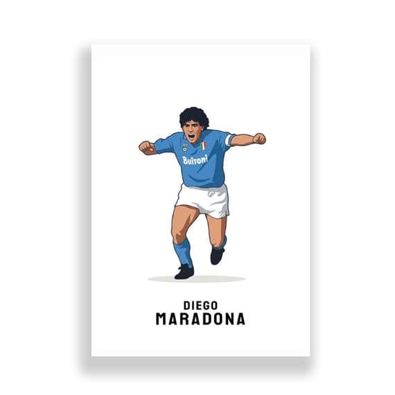 Napoli Print | Diego Maradona Celebration